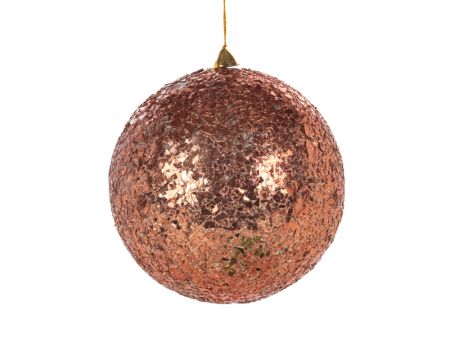 Украшение декоративное шар бронза 15см