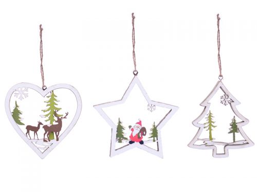 Украшение декоративное 9х8см в ассортименте