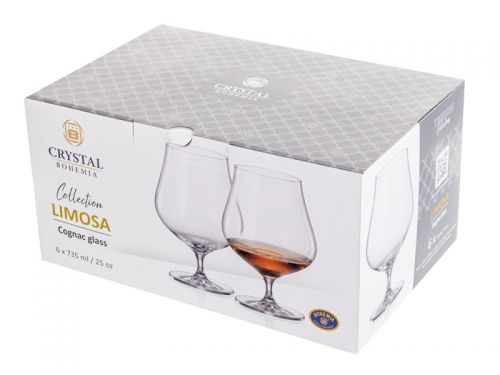 Набор бокалов для бренди 735 мл "Limosa" 6 шт