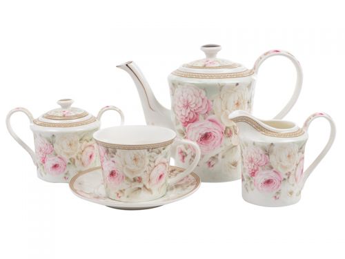 Чайный набор 15 пр "Английская роза" 220мл