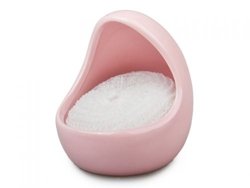 Подставка под губку 10см розовая