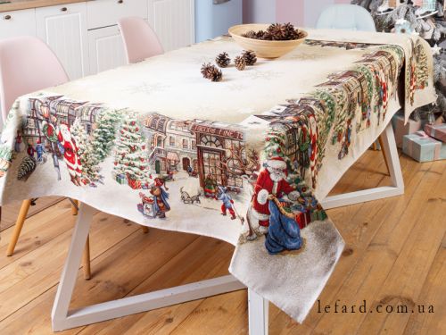 Скатерть гобеленовая "Village" 140х320 см