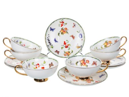 Чайный набор 12 предметов 200мл
