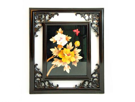 Панно из соломки 