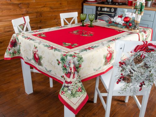 Скатерть гобеленовая "Deniska" 100x100 см