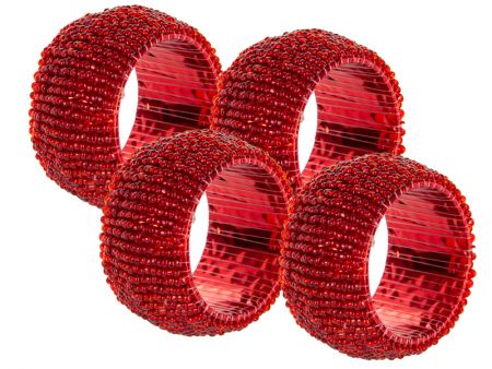 Набор колец для салфеток из 4-х шт 5см диам