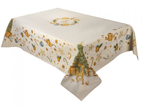 Скатерть "Рождественская история"/Baloo Lurex,  140х260см