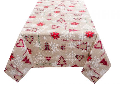 Скатерть водоотталкивающая "Turron burdeos" 140х140см