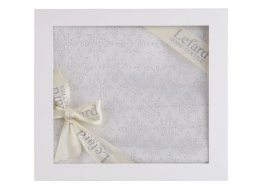 Раннер с серебряным люрексом "Снежинка" 40х100см