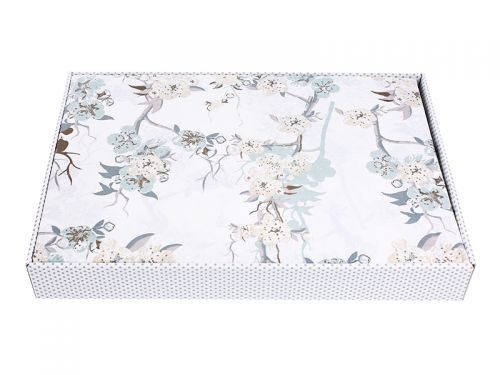 Комплект постельного белья Calandre ранфорс  200x220 + 4н.50x70 см