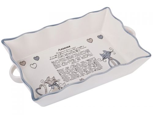 Блюдо для запекания "Коты" 29,5х18х6см