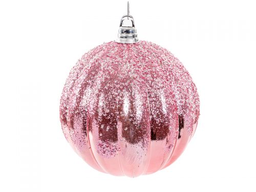 Декоративное украшение 30 см розовый (пластик)