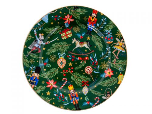 Набор тарелок "Green Christmas" 6шт 19 см