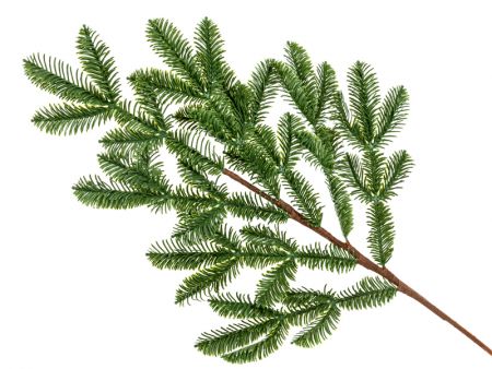 Ветка декоративная хвойная 70 см (пластик)
