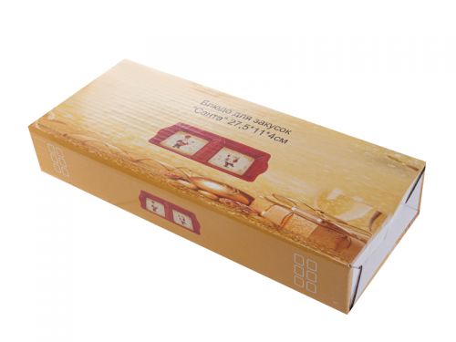 Блюдо для закусок "Санта" 27,5*11*4см