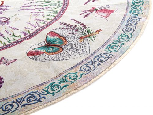 Скатерть гобелен "Lavander" 140х140см круглая