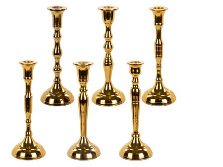 Подсвечник алюминий 20 см