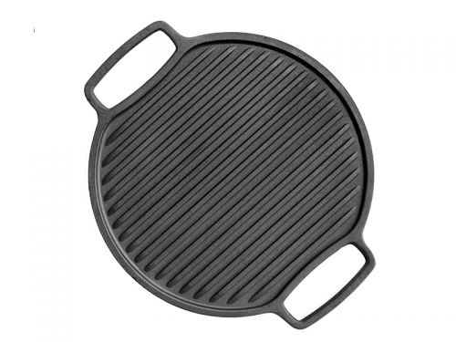 Плато двустороннее круглое гриль 360 мм brizoll