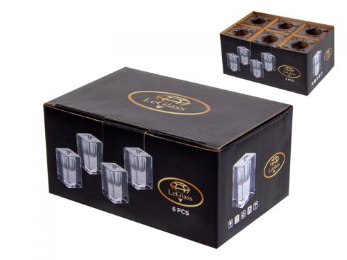 Подсвечник 6 см стеклянный