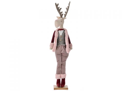 Олень декоративный вельвет 13x83см