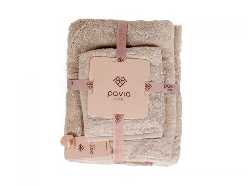 Набор полотенец Charm 30х30/50х85/70х140 см хлопок Beige