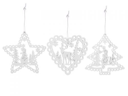 Украшение декоративное 11х10см в ассортименте упаковка12шт