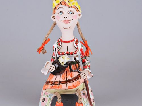 Кукла "Украинка" 14х30см