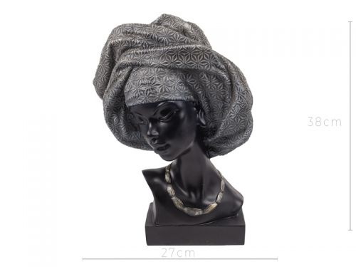 Фигурка декоративная "Африканская женщина" 27х15х38 см