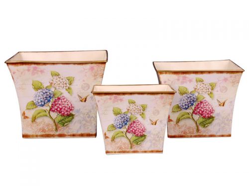Набор кашпо 3шт 11х13х16см