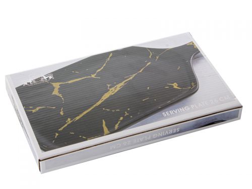 Блюдо с бамбуковой ручкой 31 см