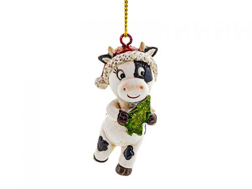 Фигурка декоративная "Коровка" 4х6,5см