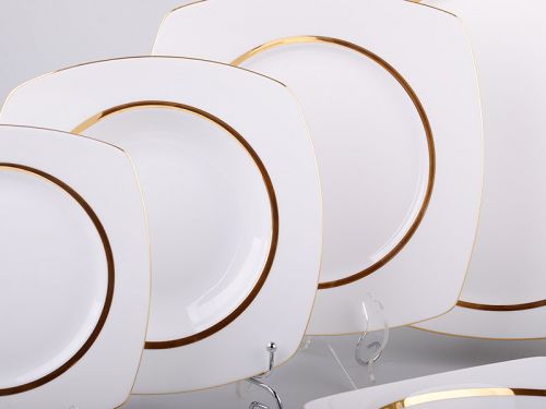 Столовый набор 26 пр. (потертость золота)