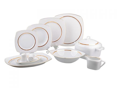 Столовый набор 26 пр. (потертость золота)