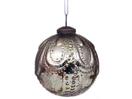 Елочная игрушка 10см золото