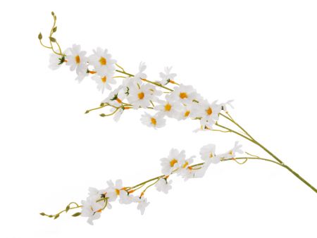 Ветка ромашки  75 см (полиэстр)