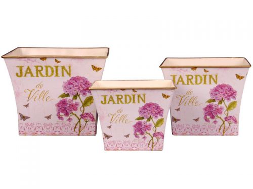 Набор кашпо 3шт 11х13х16см