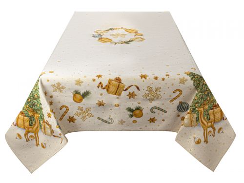 Скатерть "Рождественская история"/Baloo Lurex, 140х180см