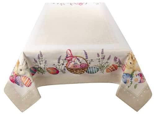 Скатерть гобелен "Кролики"/Mimbre 140x180см
