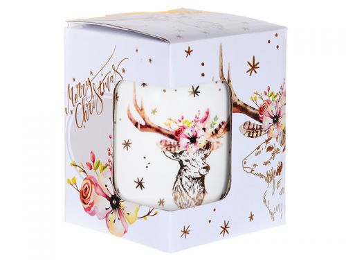 Банка для хранения продуктов "Рождественский олень" 10см