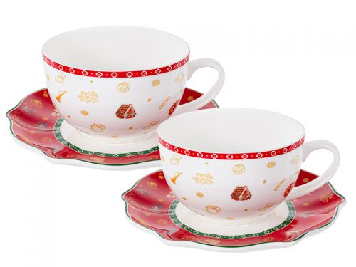 Чайный набор 4 предмета "Christmas delight" 250мл