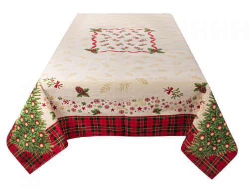 Скатерть гобелен "Christmas Delight" 140х240см