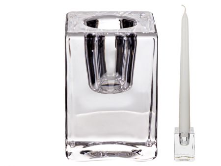 Подсвечник 6 см стеклянный