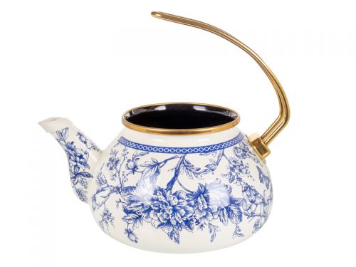 Чайник эмалированный "Butterfly" elmani с крышкой, 2,2л