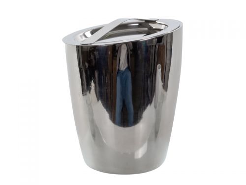 Ведро для льда с двойными стенками 15х15 см (нержавеющая сталь)