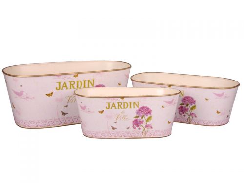 Набор кашпо 3шт 11х13х15см