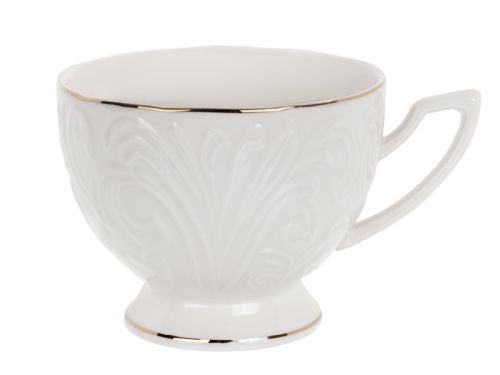 Чайный набор 12 предметов 220мл с золотом