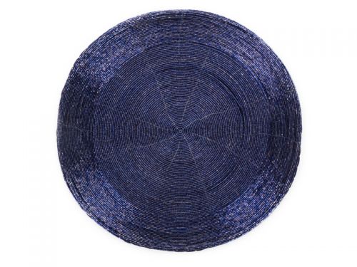 Плейсмат бисер 35см синий