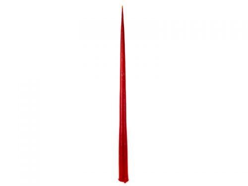 Свеча высокая красная 30 см