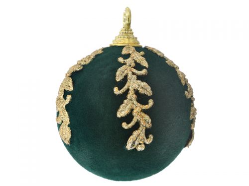 Набор из 3-х шаров темно-зеленый, 10см