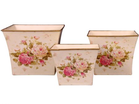 Набор кашпо 3шт 11х13х16см